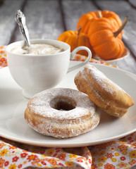 Pumpkin donuts