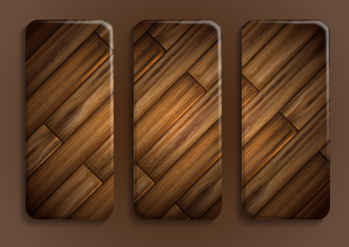 Wooden texture banner.