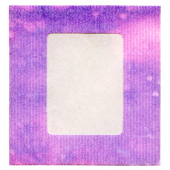 blank photo frame isolated