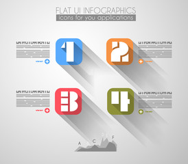 Timeline to display your data with Infographic elements