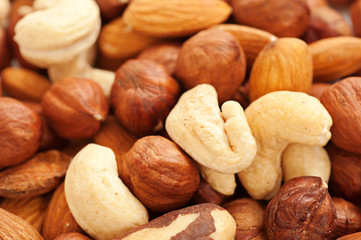 Nuts background