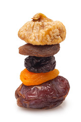 Stack of dried fruits