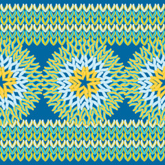 vector seamless pattern knitting