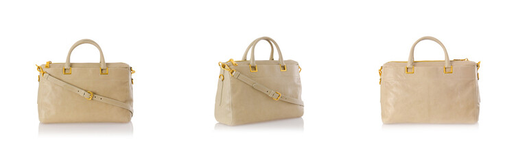 Naklejka premium Woman bag isolated on the white background