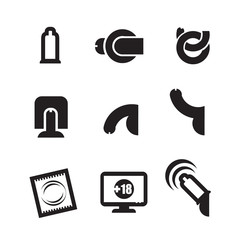 Sex icons set