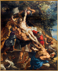 Antwerp - Deposition of the cross  by Peter Paul Rubens
