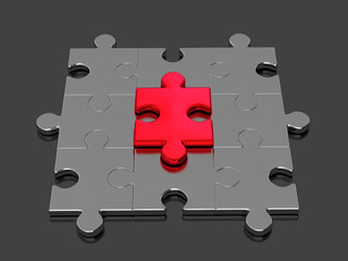 Fototapeta premium puzzle