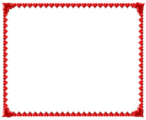 frame from the red hearts