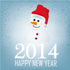 snowman for new year