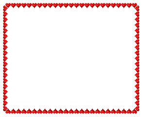 frame from the red hearts