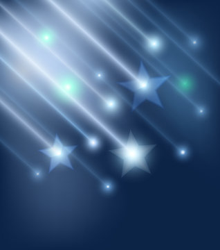 Abstract background with stars. Vector illustration.