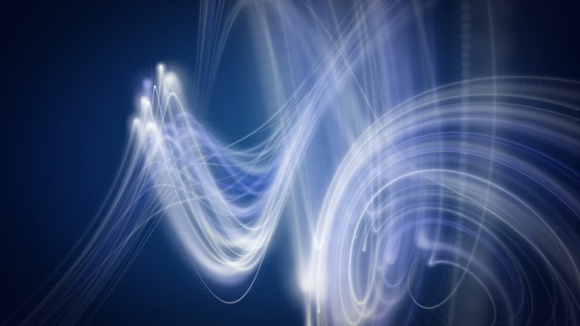 wonderful animation - stripe wave object in motion – loop HD