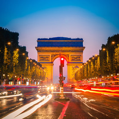 Arc de Triomphe, Paris - obrazy, fototapety, plakaty