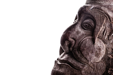 Wooden face