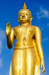 Standing Buddha statue , Songkhla province , Thailand