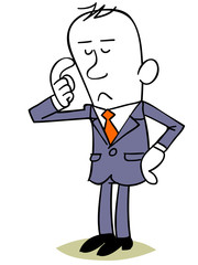 考えるビジネスマン