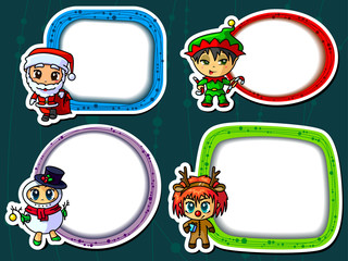 Christmas stickers