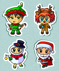 Christmas characters