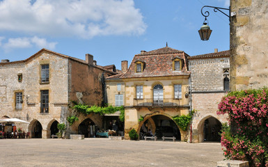 France, village of Monpazier in Perigord