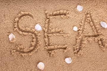Sea on sand