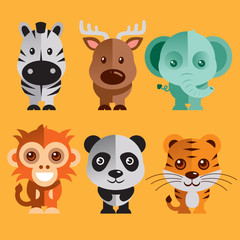 Funny Animals vector illustration