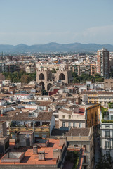 Fototapeta premium Aerial View Of Valencia From the Miguelete Tower