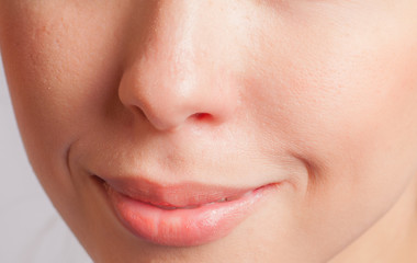 Fototapeta premium lips, part of face
