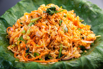Lotus leaf steamed rice