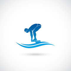 Swimmer sign