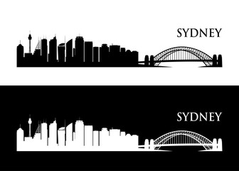 Naklejka premium Sydney skyline