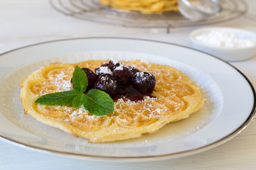 Selbstgemachte Waffeln