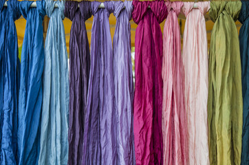 Series of silk pashminas