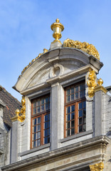Fototapeta na wymiar L'Ane lub Den Ezel zabytkowy budynek na Grand Place