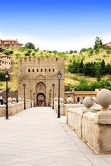 Bridge of Toledo, Spain - obrazy, fototapety, plakaty