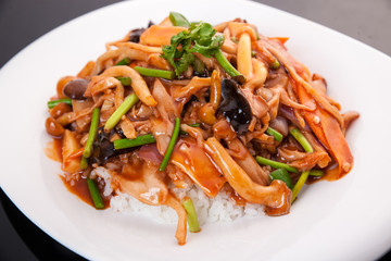 Steamed rice
