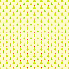 Abstract Christmas tree pattern wallpaper. Vector illustration