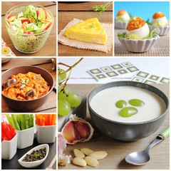 Collage of vegetarian recipes