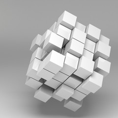 3d illustration basic geometric shapes © tigger11th