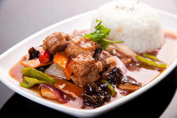 Steamed rice