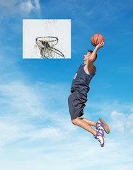 dunking in the sky