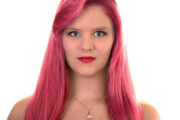 Fototapeta premium Frau mitl angen roten Haaren