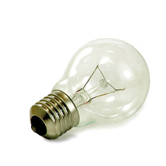 isolated image of light bulb