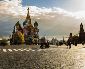 Obraz premium st basil cathedral ,red square