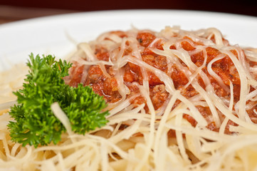 pasta with meat