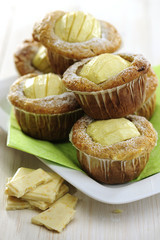 Apple and White Chocolate Muffins