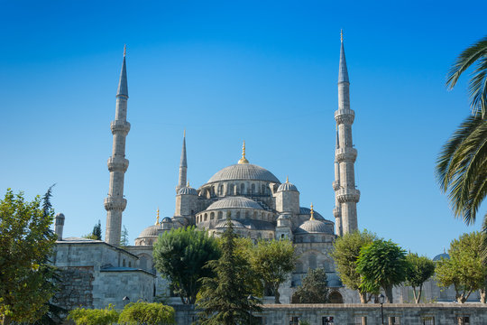 Blue Mosque on Istanbul Turkey