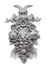 architectural ornament with fruit