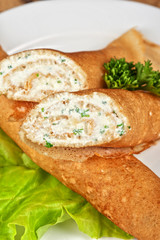 Pancake feta cheese