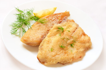 Fried fish fillet