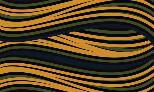 abstract background with green and yellow lines